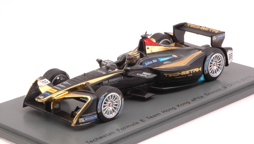 Spark Model - TECHEETAH MA QING HUA 2016 N.33 Rd1 HONG KONG FORMULA "E" 1:43 - Cod. S5916