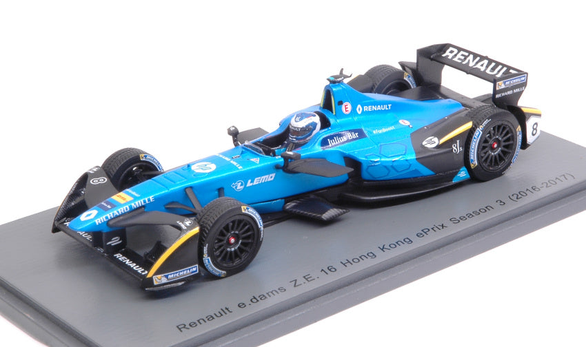 Spark Model - RENAULT e.dams N.PROST 2016 N.8 Rd1 HONG KONG FORMULA "E" 1:43 - Cod. S5921