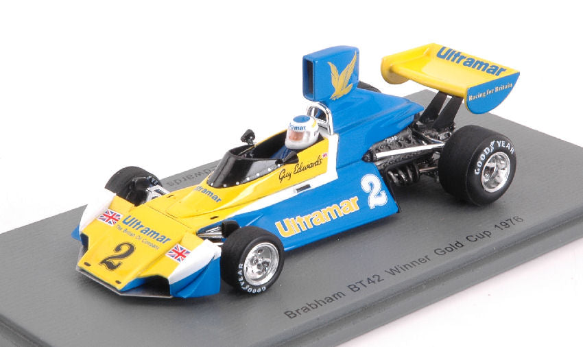 Spark Model - BRABHAM BT42 N.2 WINNER OULTON PARK GOLD CUP GP 1976 GUY EDWARDS 1:43 - Cod. S7100