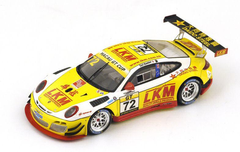 Spark Model - PORSCHE GT3 R N.72 8th MACAU GP GT CUP 2014 E.BAMBER 1:43 - Cod. SA074