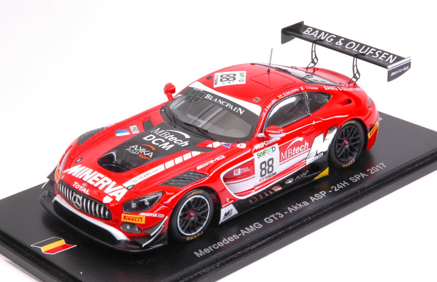 Spark Model - MERCEDES GT3 N.88 NC 24H SPA 2017 SERRALLES-JUNCADELLA-VAUTIER 1:43 - Cod. SB160