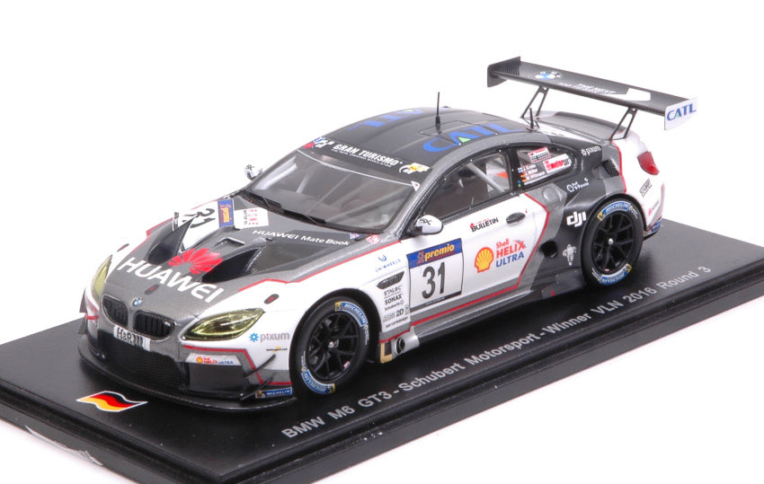 Spark Model - BMW M6 GT3 N.31 WINNER VLN 2016 ROUND 3 MULLER-WITTMAN-KROHN 1:43 - Cod. SG370