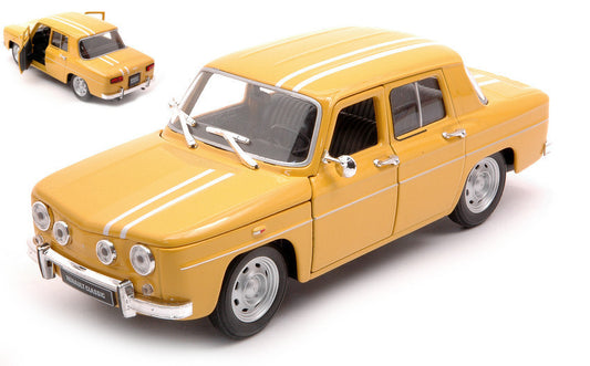 Welly - RENAULT R8 GORDINI 1964 YELLOW/WHITE 1:24 - Cod. WE0324