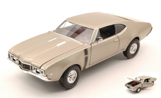 Welly - OLDSMOBILE 442 1968 LIGHT GOLD 1:24 - Cod. WE24024GD