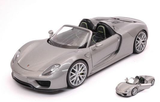 Welly - PORSCHE 918 SPYDER 2013 SILVER 1:24 - Cod. WE24055S