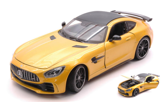 Welly - MERCEDES AMG GT R METALLIC YELLOW 1:24-27 - Cod. WE24081Y