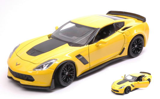 Welly - CHEVROLET CORVETTE Z06 YELLOW 1:24 - Cod. WE24085Y