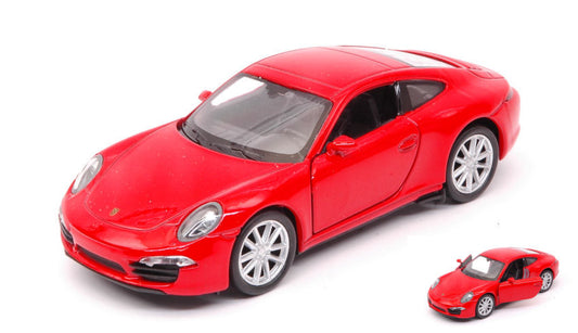 Welly - PORSCHE 911 (991) CARRERA S RED SCALA 1:34-39 cm 11 - Cod. WE38513M