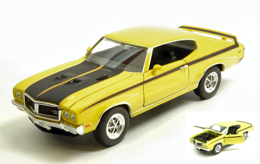Welly - BUICK GSX 1970 YELLOW/BLACK 1:24 - Cod. WE4249YBK