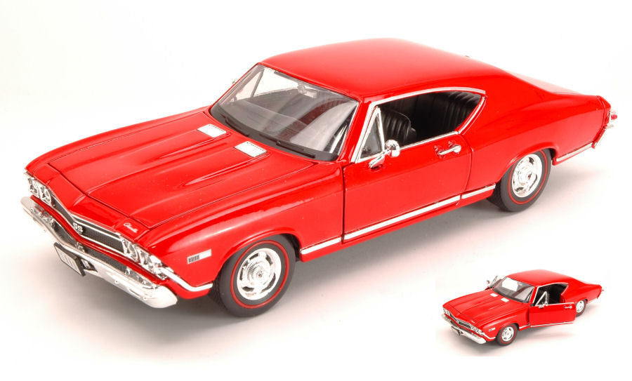 Welly - CHEVROLET CHEVELLE SS 396 1968 RED 1:24 - Cod. WE9397R