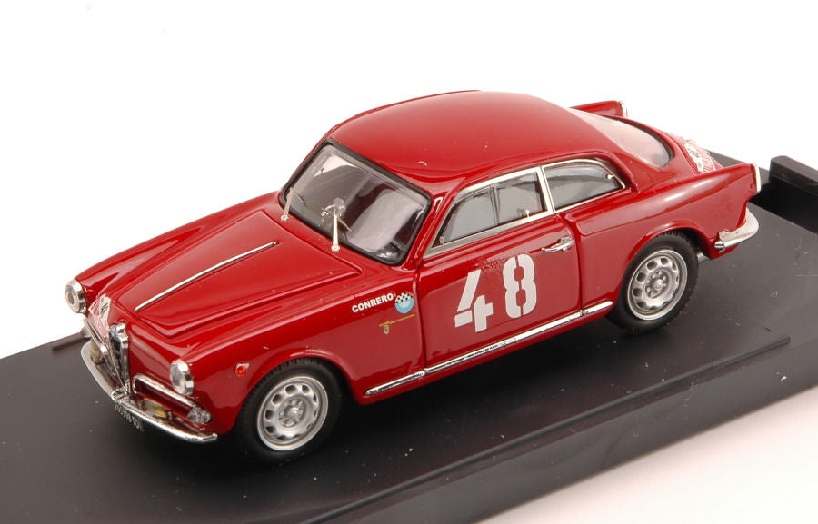 Bang - ALFA ROMEO GIULIETTA SPRINT N.48 RALLY SESTRIERE 1958 ADA PACE-BART.1:43 - Cod. BG7248
