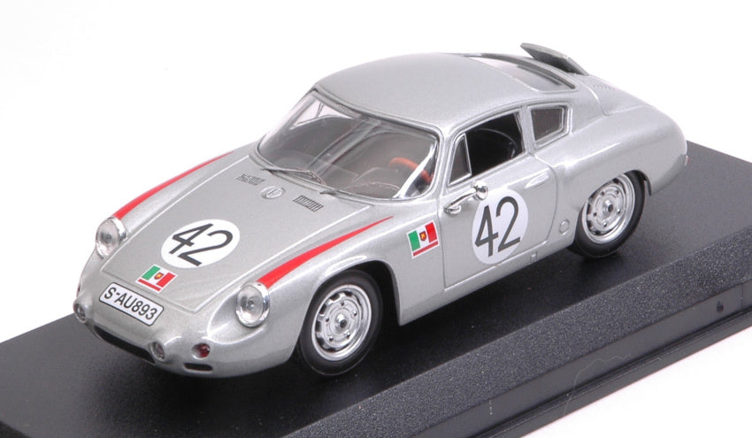 Best Model - PORSCHE ABARTH N.42 6th TARGA FLORIO 1962 H.HERRMANN-H.LINGE 1:43 - Cod. BT9384