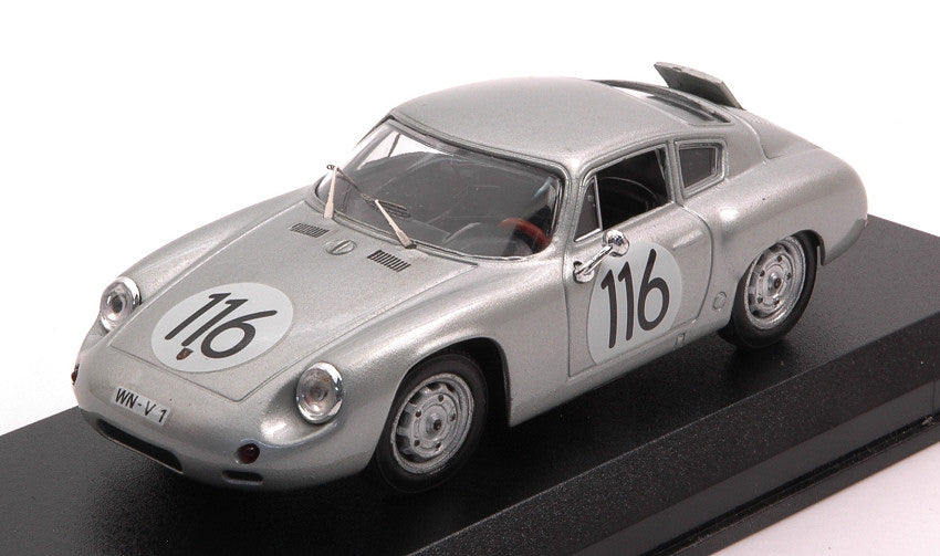 Best Model - PORSCHE ABARTH N.116 6th TARGA FLORIO 1960 LINGE-STRAHLE-LISSMANN 1:43 - Cod. BT9412