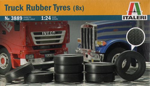 Italeri - GOMME PER MOTRICE CAMION 8 Pz.KIT 1:24 - Cod. IT3889