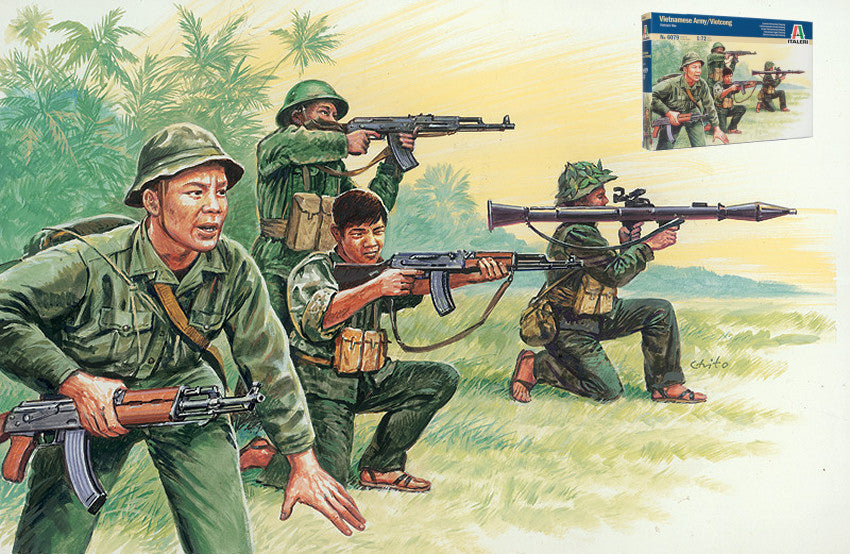 Italeri - VIETNAMESE ARMY/VIETCONG KIT 1:72 - Cod. IT6079