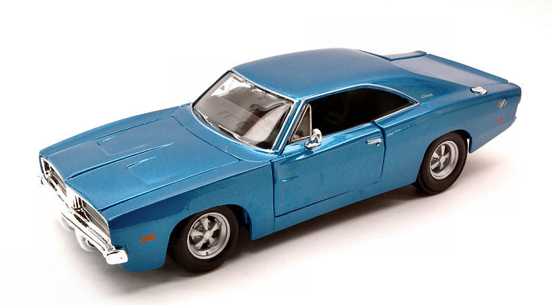 Maisto - DODGE CHARGER R/T 1969 METALLIC BLUE 1:25 - Cod. MI31256BL