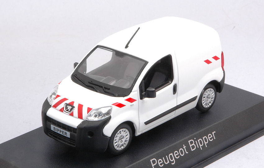 Norev - PEUGEOT BIPPER 2009 WHITE W/RED STRIPPING 1:43 - Cod. NV479868