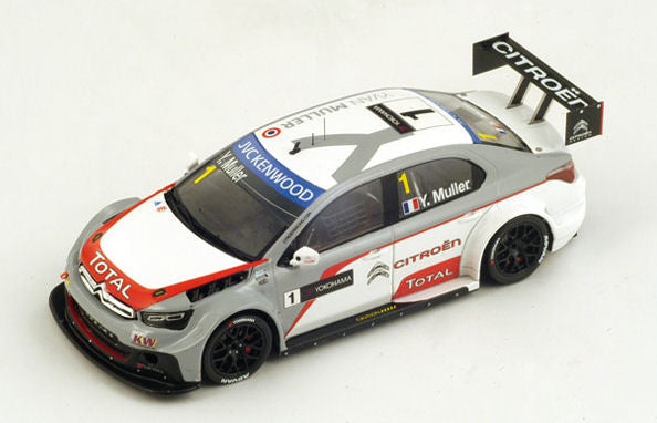 Spark Model - CITROEN C-ELYSEE N.1 WTCC WINNER R1 PAUL RICARD 2014 YVAN MULLER 1:43 - Cod. S2460