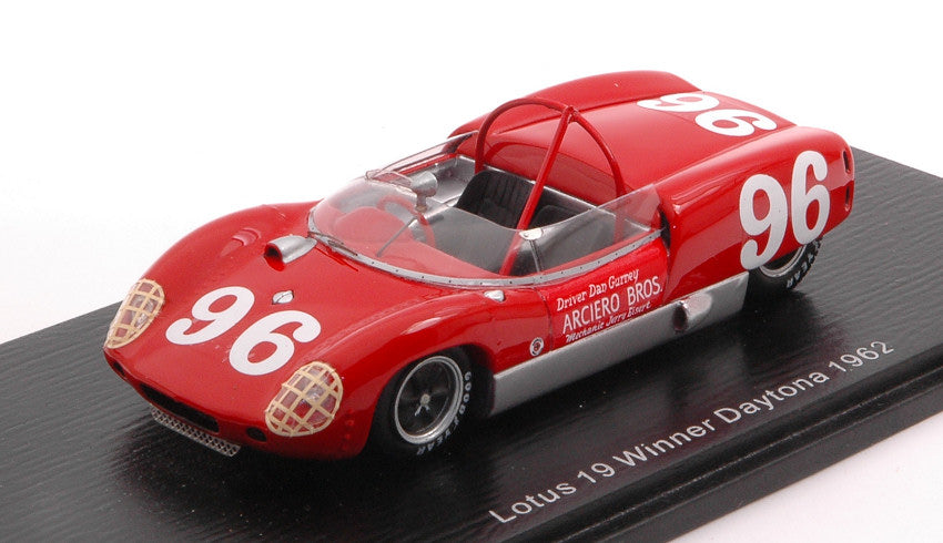Spark Model - LOTUS 19 N.96 WINNER DAYTONA 1962 DAN GURNEY 1:43 - Cod. S43DA62