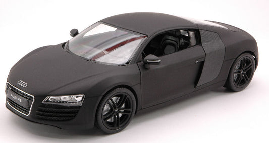 Welly - AUDI R 8 2007 MATT BLACK 1:24 - Cod. WE2348