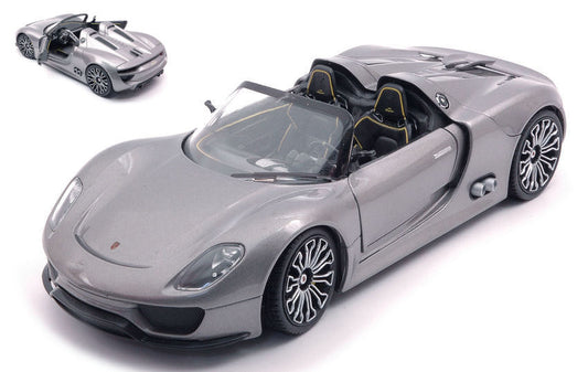 Welly - PORSCHE 918 SPYDER HYBRID 2013 SILVER 1:24 - Cod. WE4694