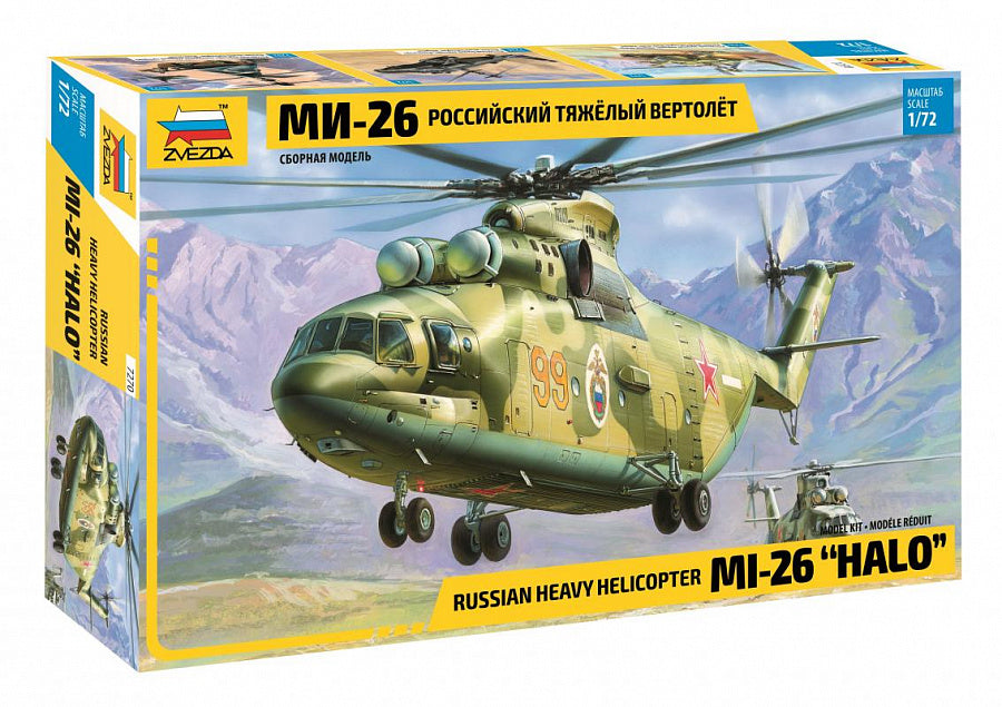 Zvezda - ELICOTTERO MIL MI-26 SOVIET KIT 1:72 - Cod. Z7270