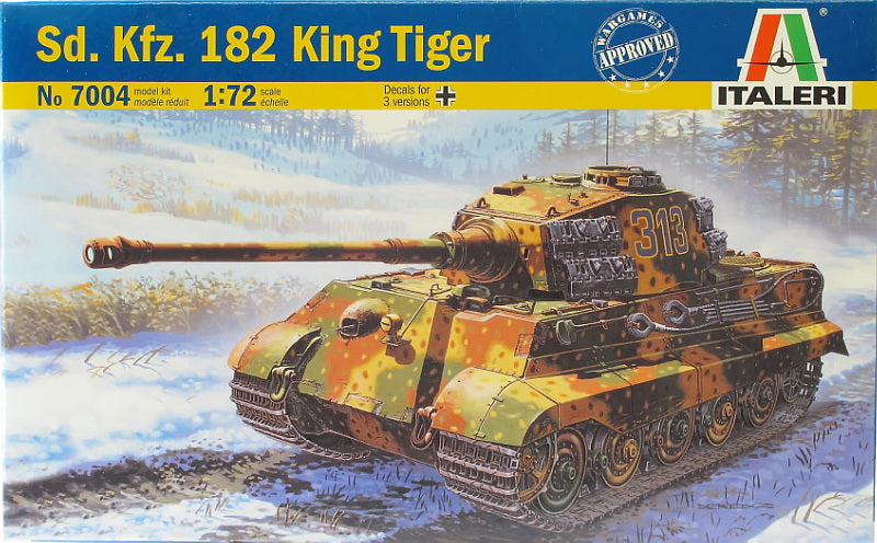 Italeri - KING TIGER KIT 1:72 - Cod. IT7004