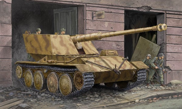 Trumpeter - CARRO KRUPP ARDELT WAFFENTRAGER 88 mm PAK-43 KIT 1:35 - Cod. TP1587