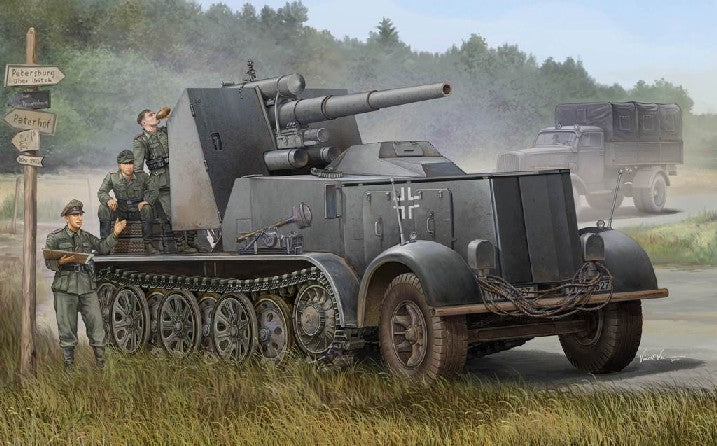 Trumpeter - FLACK 8,8 cm SELBSTFAHRLAFETTE KIT 1:35 - Cod. TP1585