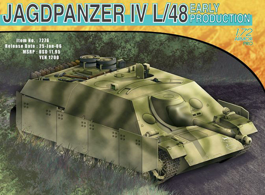 Dragon - JAGDPANZER IV L/48 KIT 1:72 - Cod. D7276
