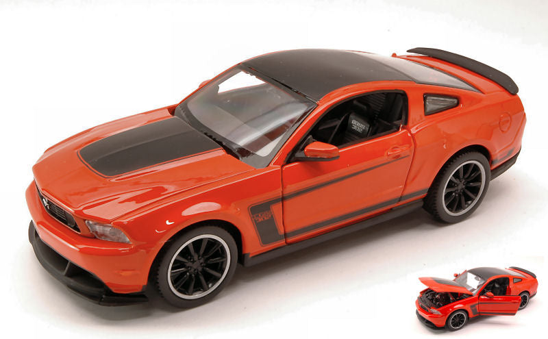 Maisto - FORD MUSTANG BOSS 302 2011 ORANGE 1:24 - Cod. MI31269O