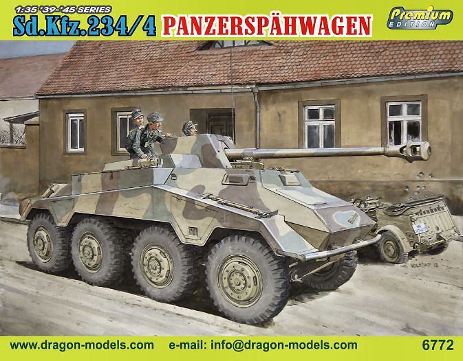 Dragon - SD.KFZ.234/4 PANZERSPAHWAGEN KIT 1:35 - Cod. D6772