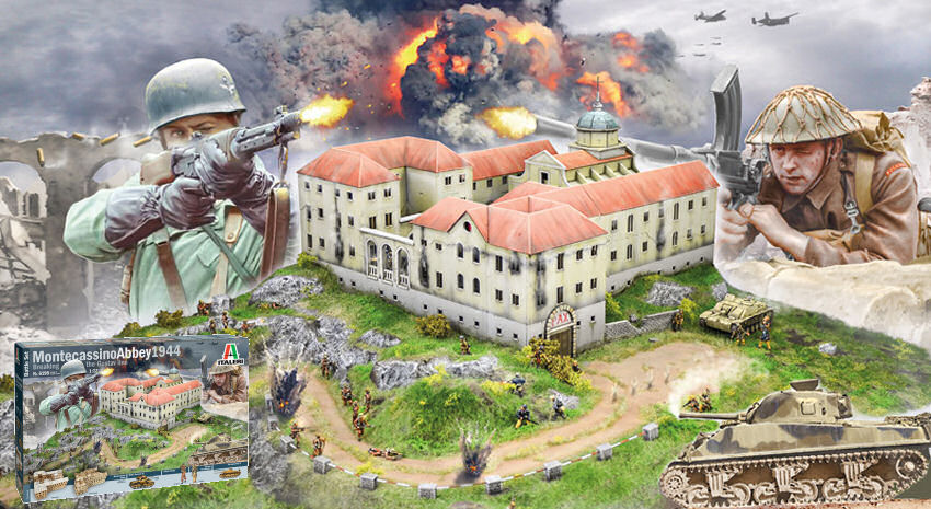 Italeri - MONTECASSINO 1944 GUSTAV LINE BATTLE KIT 1:72 - Cod. IT6198