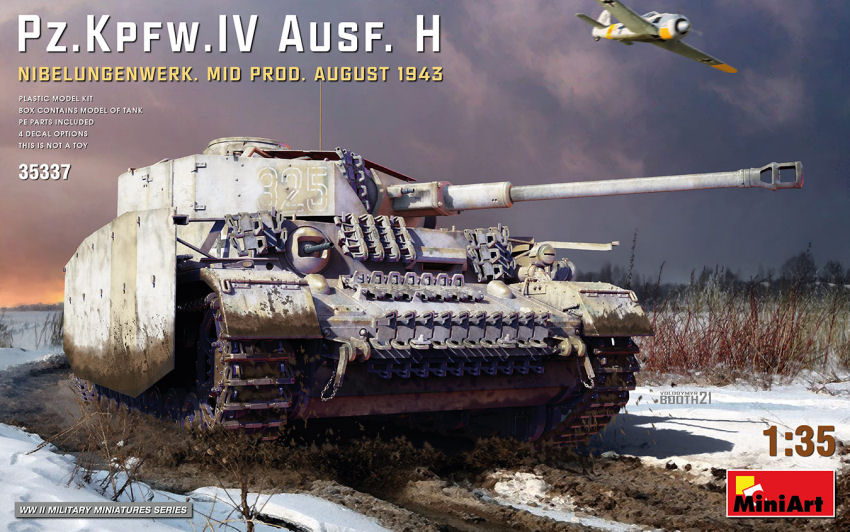 Miniart - PZ.KPFW.IV AUSF.H.NIBELUNGENW.MID PROD.KIT 1:35 - Cod. MIN35337