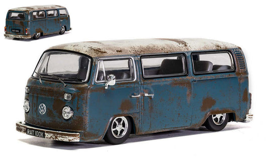 Vanguards - VW CAMPERVAN TYPE 2 BAY WINDOW RAT LOOK 1:43 - Cod. VA14601