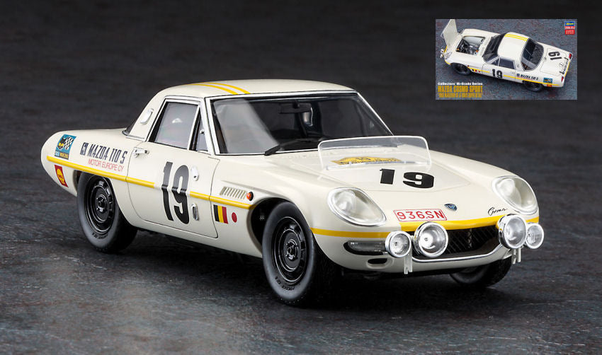Hasegawa - MAZDA COSMO SPORT 1968 MARATHON DE LA ROUTE SUPER DETAIL KIT 1:24 - Cod. HA51050