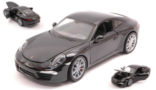 Welly - PORSCHE 911 (981) CARRERA S BLACK 1:24 - Cod. WE24040BK