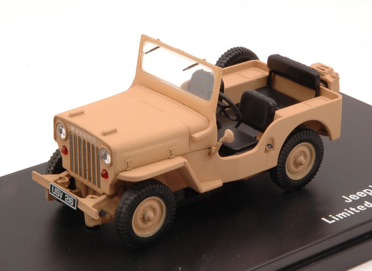 Triple 9 - JEEP WILLYS CJ3B 1953 OPEN DESERT SAND 1:43 - Cod. T9-43039