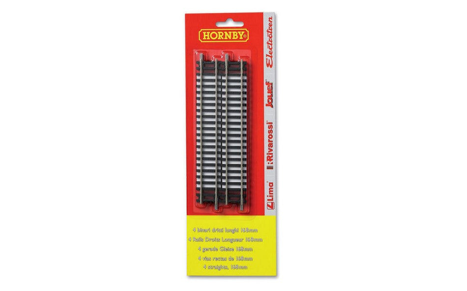 Rivarossi - BINARI DRITTI mm 168 BLISTER Pz.4 1:87 - Cod. HT8300