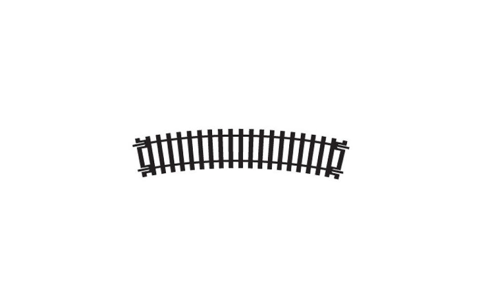 Lima - BINARIO CURVO RAGGIO 1 mm 371 ARCO 22,5 1:87 - Cod. R604