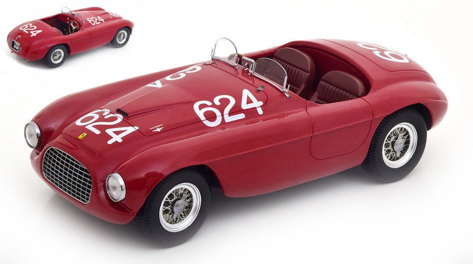 Kk Scale - FERRARI 166 MM N.624 WINNER MM 1949 BIONDETTI-SALANI 1:18 - Cod. KKDC180915