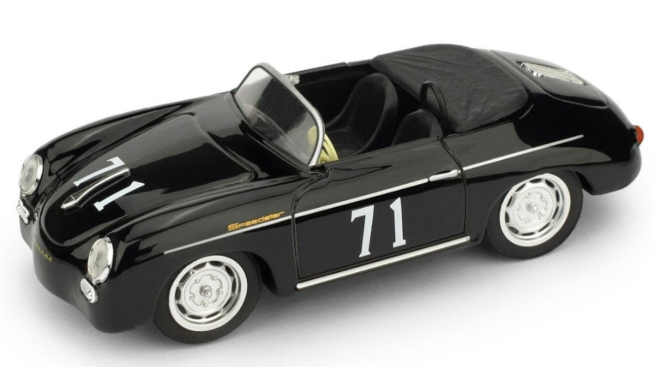 Brumm - PORSCHE 356 SPEEDSTER N.71 RIVERSIDE 1959 STEVE MC QUEEN 1:43 - Cod. BM0117C