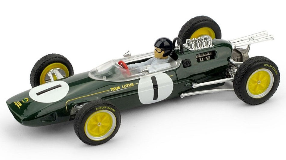 Brumm - LOTUS 25 J.CLARK 1963 N.1 WINNER BELGIO GP WORLD CHAMPION + PILOTA 1:43 - Cod. BM0331CH