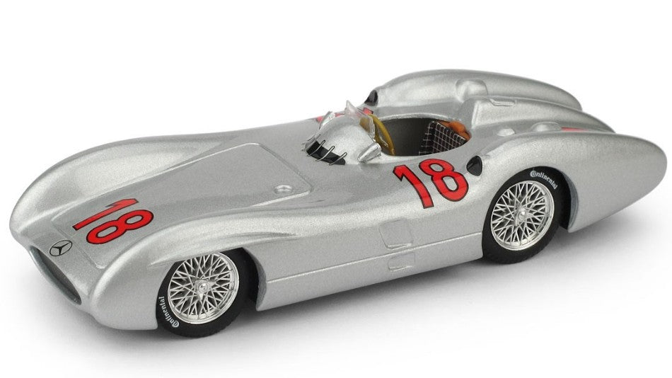 Brumm - MERCEDES W 196 M.FANGIO 1954 N.18 FRANCE GP WORLD CHAMPION 1:43 - Cod. BM0280