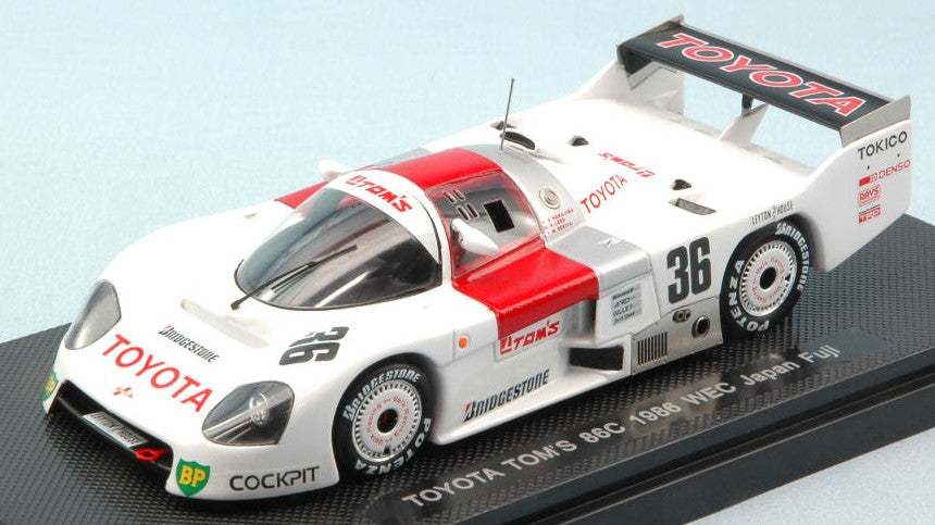 Ebbro - TOYOTA 88C N.36 9th 1000 KM FUJI 1986 NAKAJIMA-LEES-SEKIYA 1:43 - Cod. EB44243