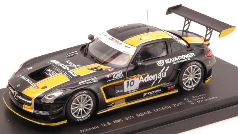 Ebbro - MERCEDES SLS GT3 N.10 5th SUPER TAIKYU 2015 DEVESA-GREEN-MITSUYAMA 1:43 - Cod. EB45337