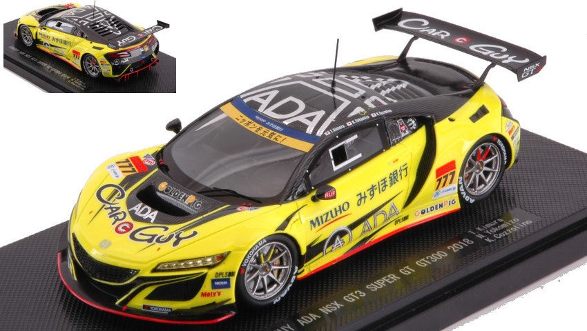 Ebbro - HONDA NSX GT3 N.777 SUPER GT300 T.KIMURA-N.YOKOMIZO-COZZOLINO 1:43 - Cod. EB45654