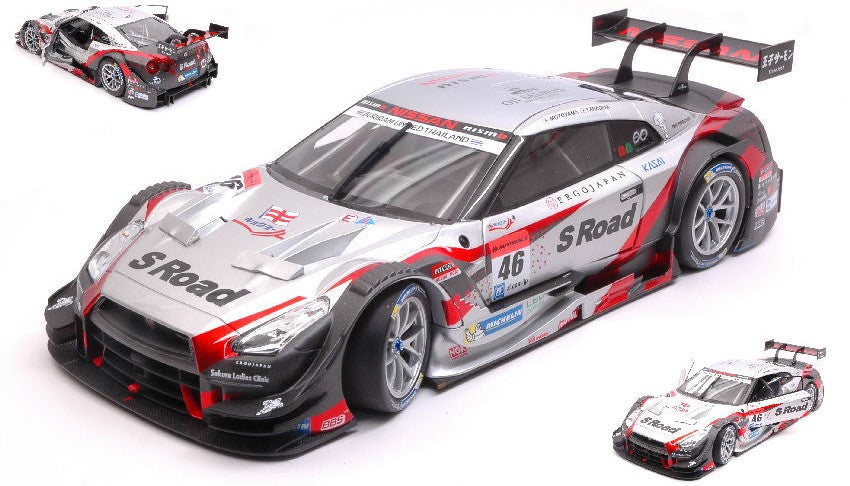 Ebbro - NISSAN GT-R N.46 WINNER THAILAND SUPER GT500 2015 MOTOYAMA-YANAGIDA 1:18 - Cod. EB81024
