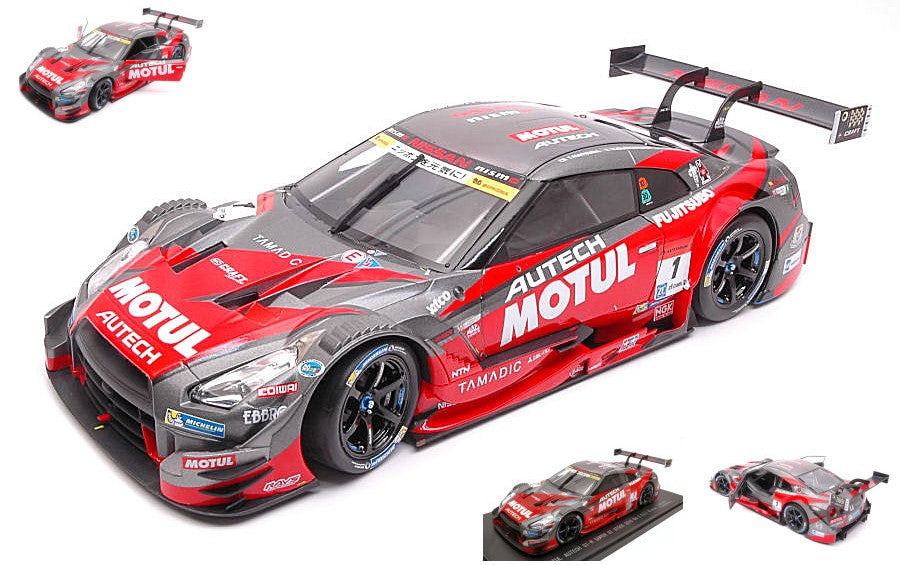 Ebbro - NISSAN GT-R N.1 WINNER FUJI GT500 2016 T.MATSUDA-R.QUINTARELLI 1:18 - Cod. EB81071