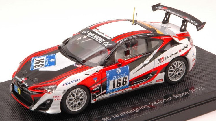 Ebbro - TOYOTA 86 N.166 NURBURGRING 2012 TAKAKI-ISHIURA-OSHIMA-IGUCHI 1:43 - Cod. EB44892